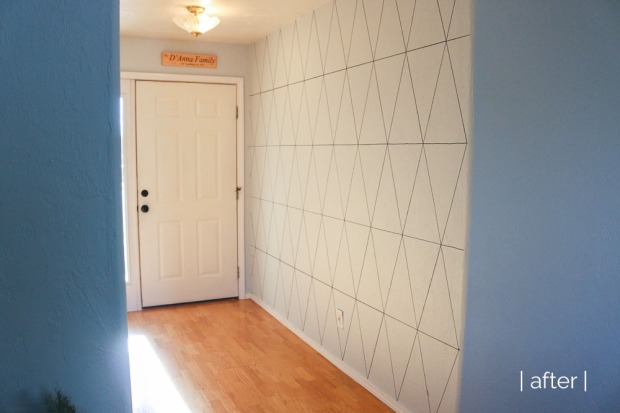 Geometric Accent Wall. She Loves Happy Lifestyle Blog (3 of 5)2